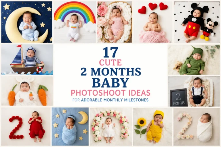 17 Cute 2 Months Baby Photoshoot Ideas for Adorable Monthly Milestones Mamaandbloom