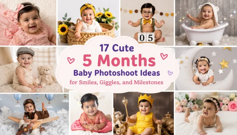 17 Cute 5 Months Baby Photoshoot Ideas for Smiles, Giggles, and Milestones The look Diary