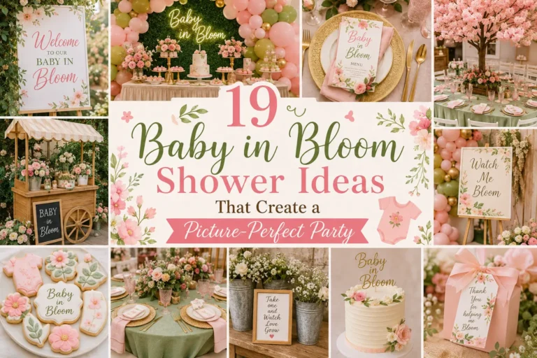 19 Baby in Bloom Shower Ideas That Create a Picture-Perfect Party The Look Diary