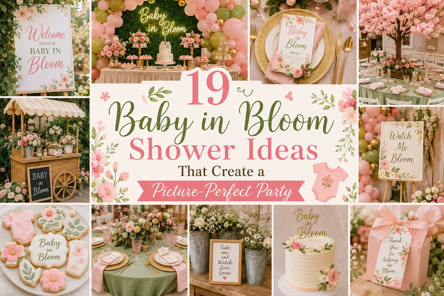 19 Baby in Bloom Shower Ideas That Create a Picture-Perfect Party The Look Diary