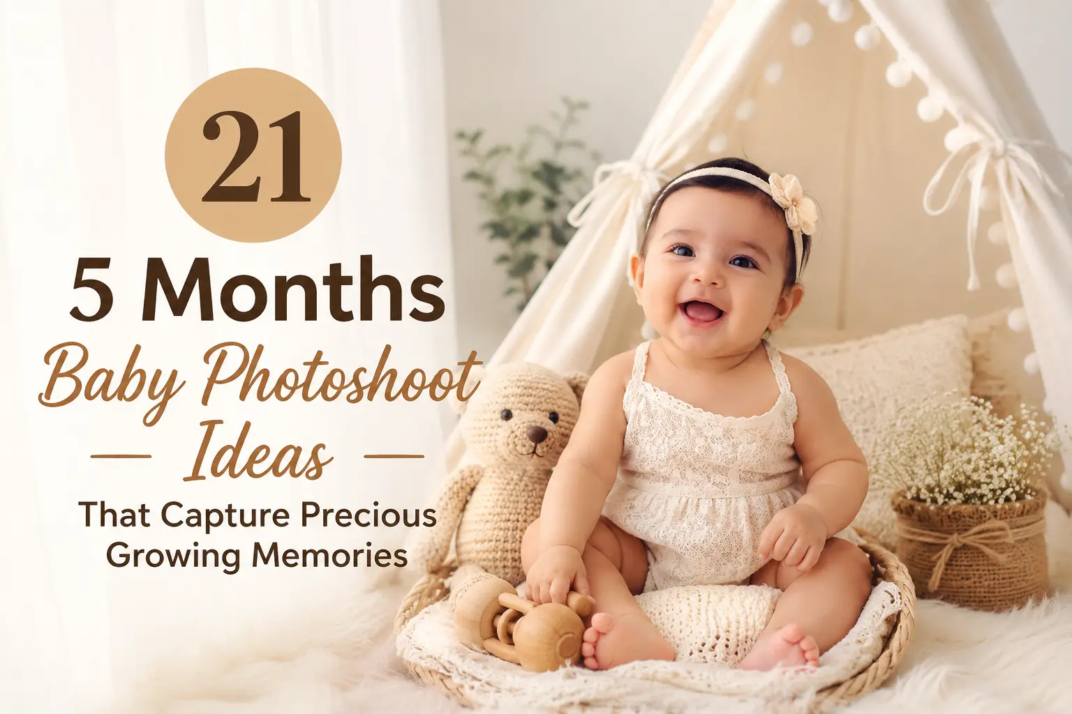 21 5 Months Baby Photoshoot Ideas That Capture Precious Growing Memories mamaandbloom