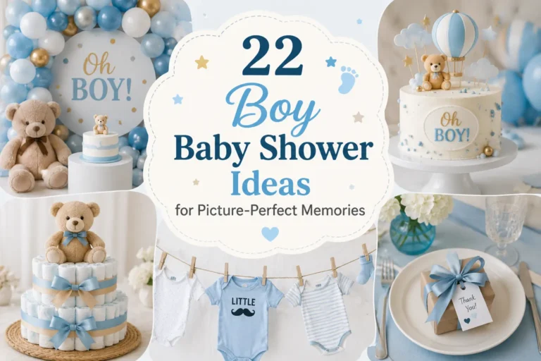 22 Boy Baby Shower Ideas for Picture-Perfect Memories mamaandbloom