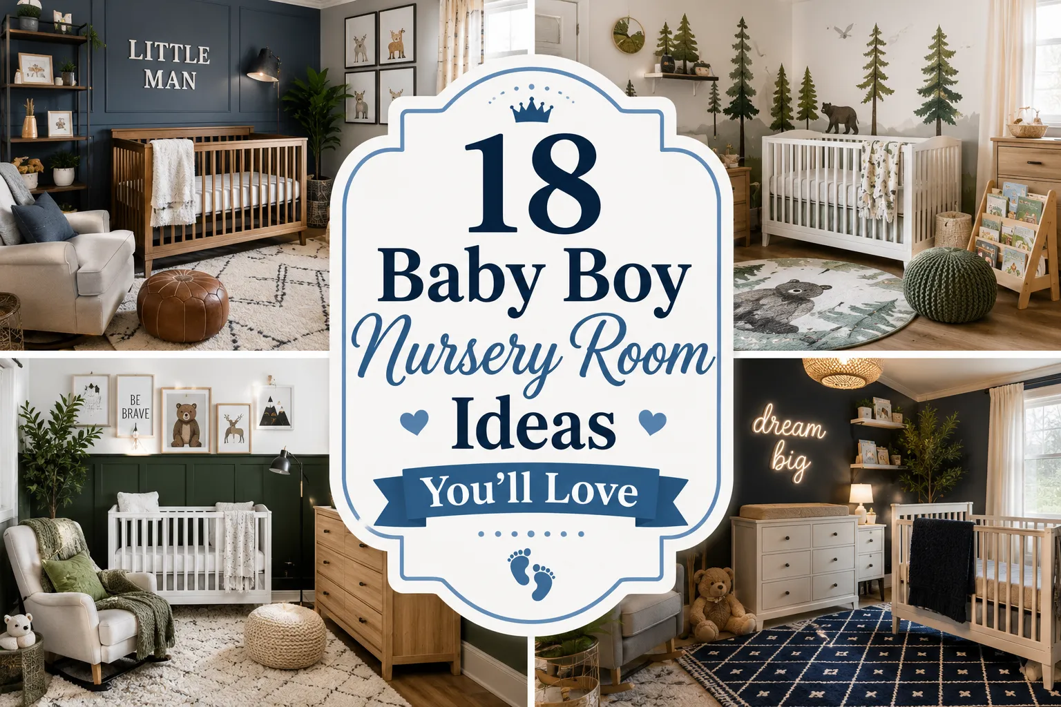18 Baby Boy Nursery Room Ideas You'll Love