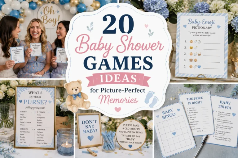 20 Baby Shower Games Ideas for Picture-Perfect Memories