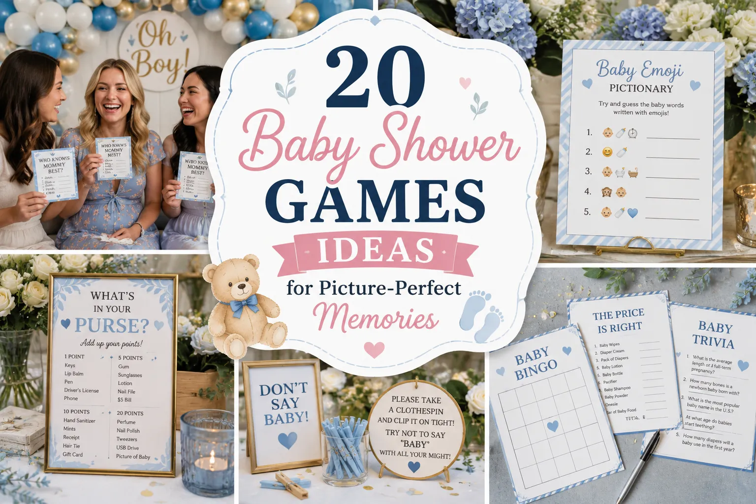 20 Baby Shower Games Ideas for Picture-Perfect Memories