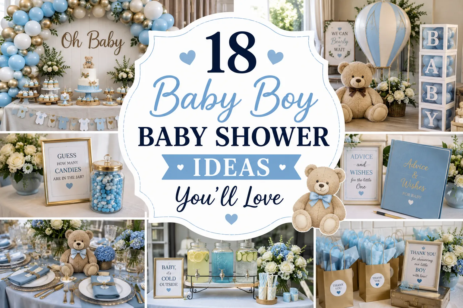 18 Baby Boy Baby Shower Ideas You'll Love