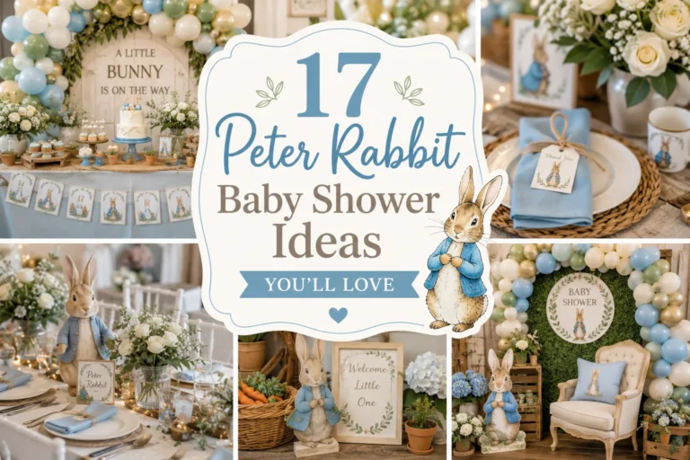 17 Peter Rabbit Baby Shower Ideas You'll Love