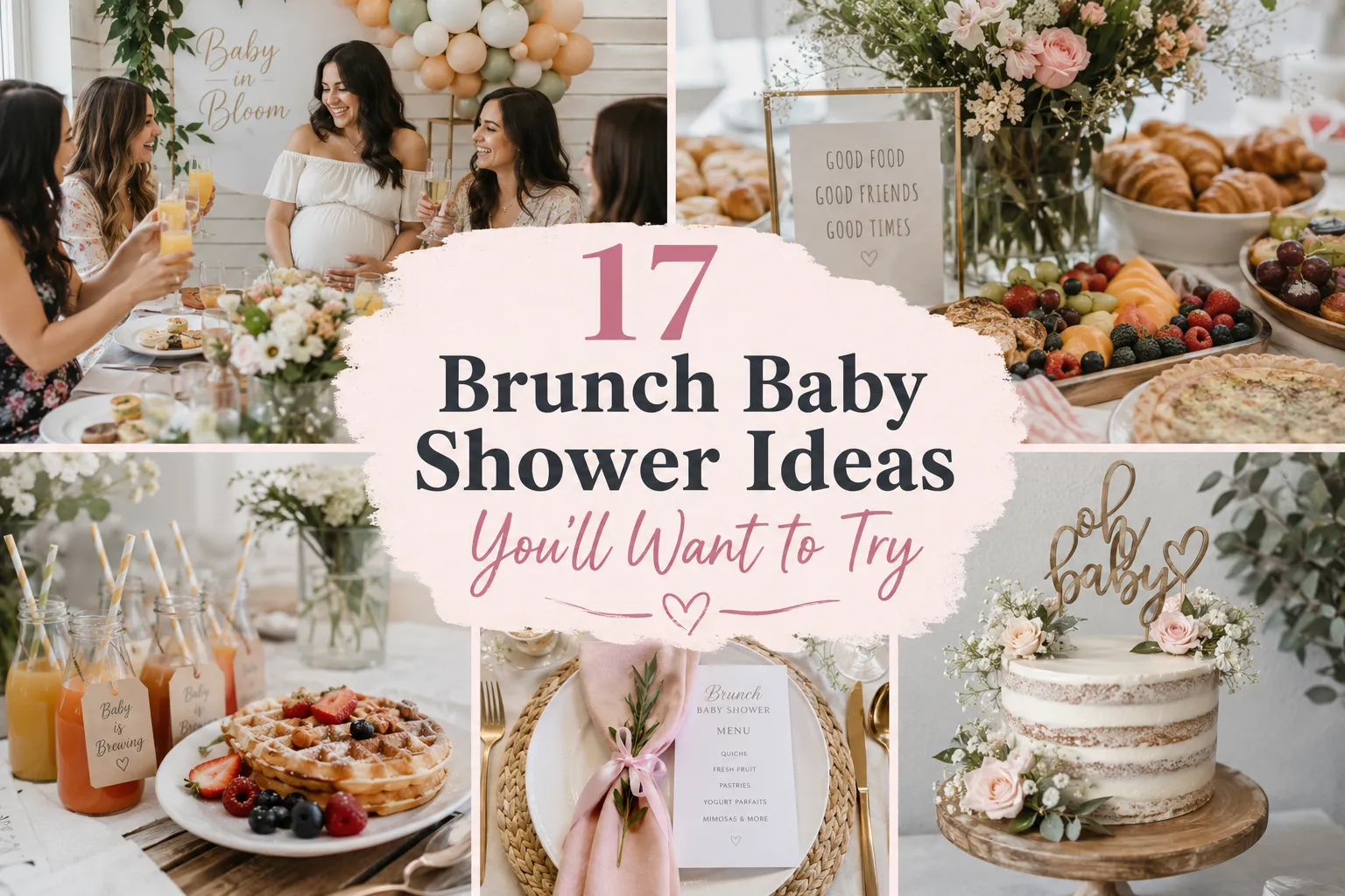 17 Brunch Baby Shower Ideas You'll Want to Try