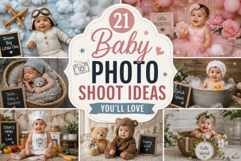 21 Baby Photo Shoot Ideas You'll Love