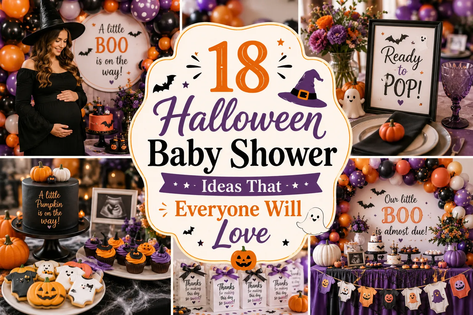 18 Halloween Baby Shower Ideas That Everyone Will Love