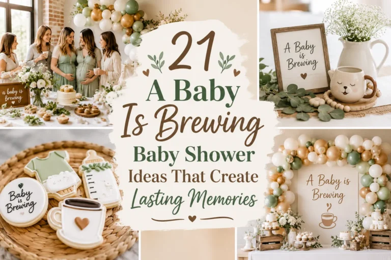 21 A Baby Is Brewing Baby Shower Ideas That Create Lasting Memories
